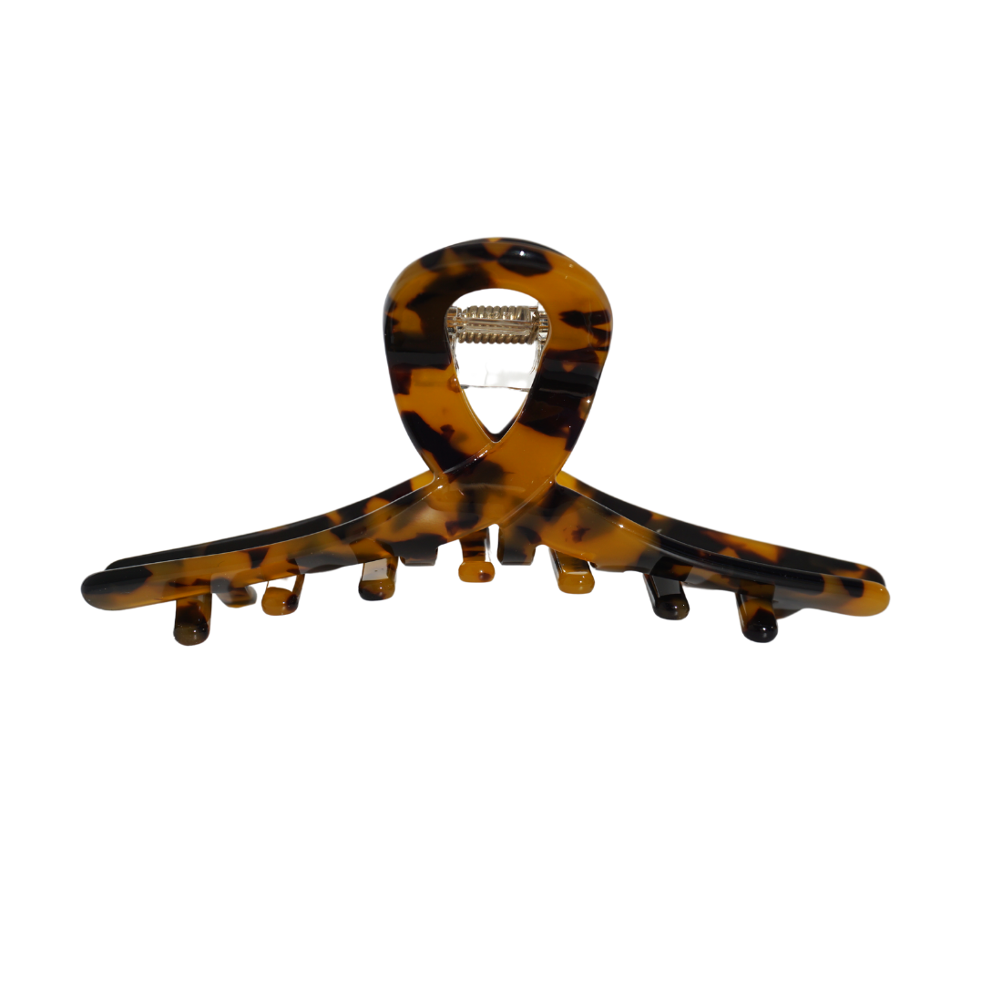 Claw Haar Clip Twist | Haarklem Klein voor dun/normaal haar | Haarspeld | Haarclip klein | Kleur: Donker Bruin