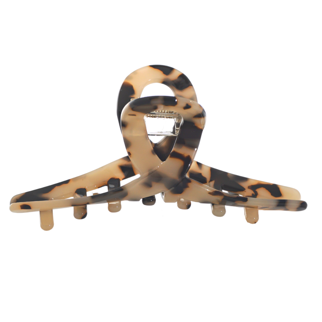 Claw Haar Clip Twist | Haarklem Klein voor dun/normaal haar | Haarspeld | Haarclip klein | Kleur: Tortoise