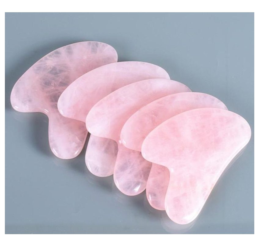 Premium Roze Kwarts GuaSha tool