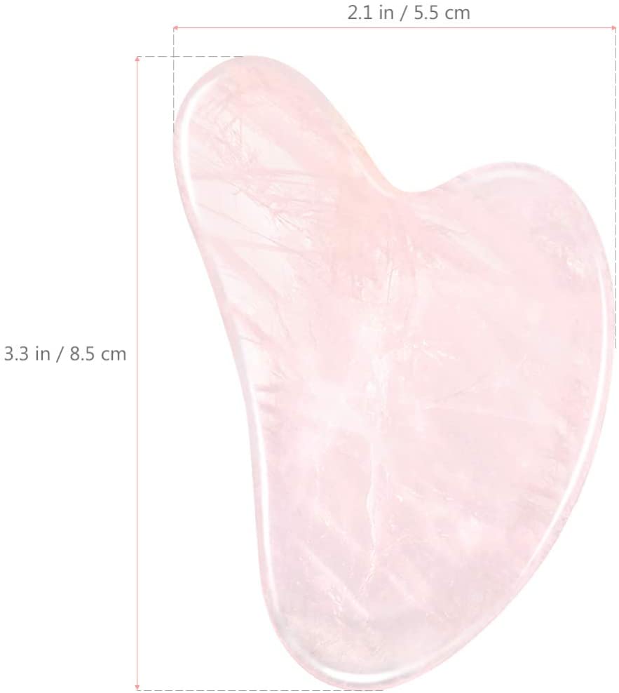 Premium Roze Kwarts GuaSha tool
