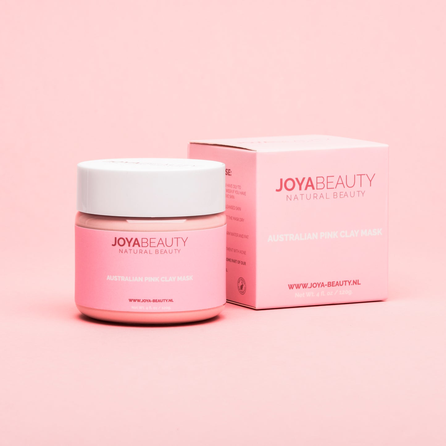 Australische Roze Kleimasker 120 gr | 10 min Detox Masker