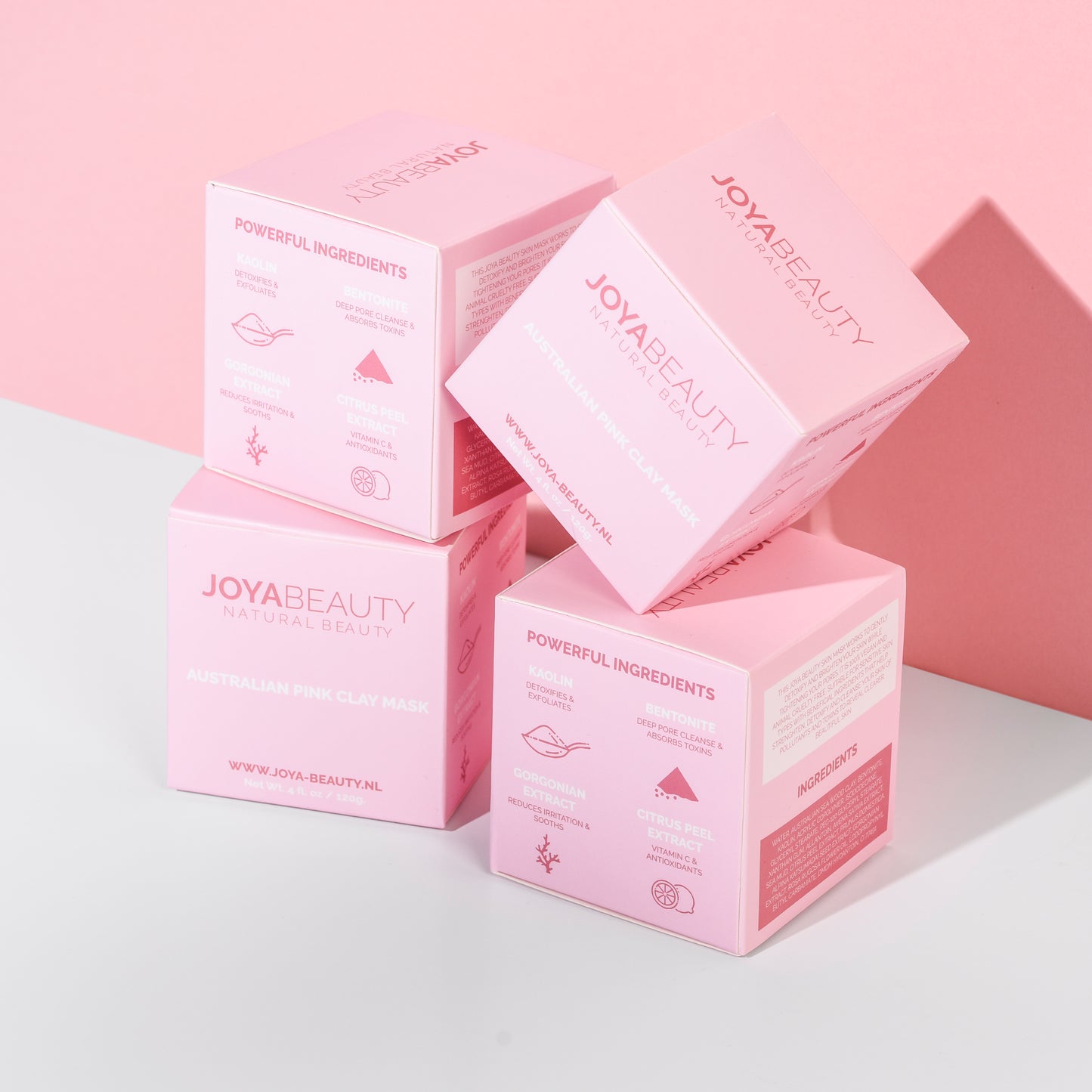 Australische Roze Kleimasker 120 gr | 10 min Detox Masker