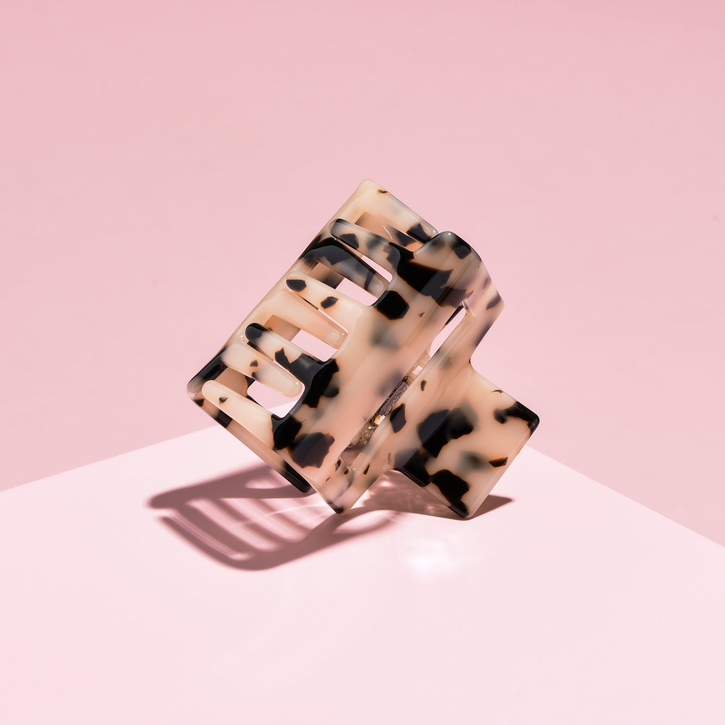 Claw Haar Clip | Haarklem Groot voor dik haar | Kleur: Wit