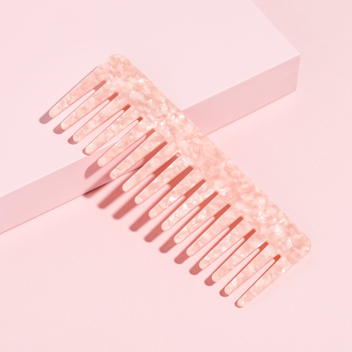 Haarkam met brede tanden | Wide Tooth Hair Comb | Kleur: Tortoise/Bruin