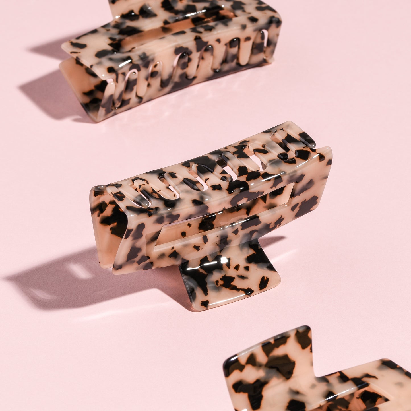 Claw Haar Clip | Haarklem Groot voor dik haar | Kleur: Tortoise/Bruin
