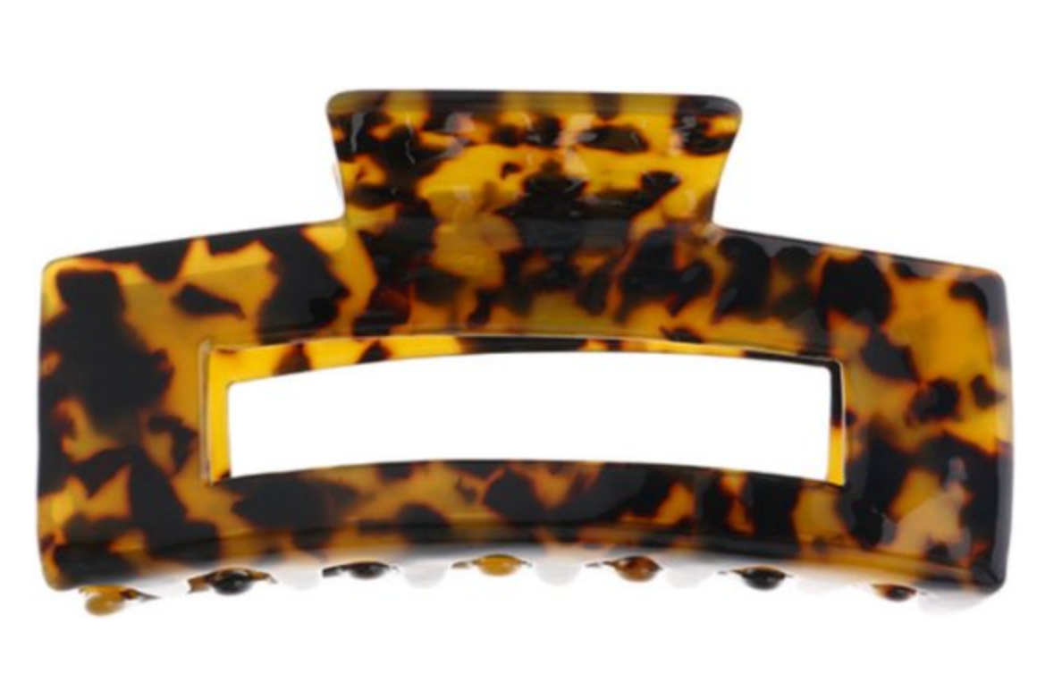 Claw Haar Clip | Haarklem Groot voor dik haar | Kleur: Tortoise/Bruin